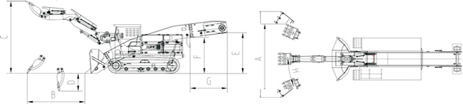 Crawler Mucking Loader LWL- 100