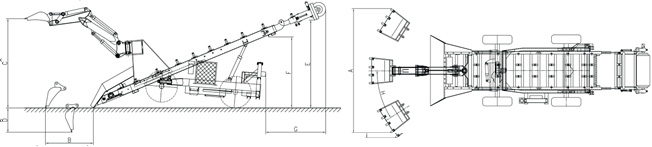 Wheel Mucking Loader Folding Type LWT- 50