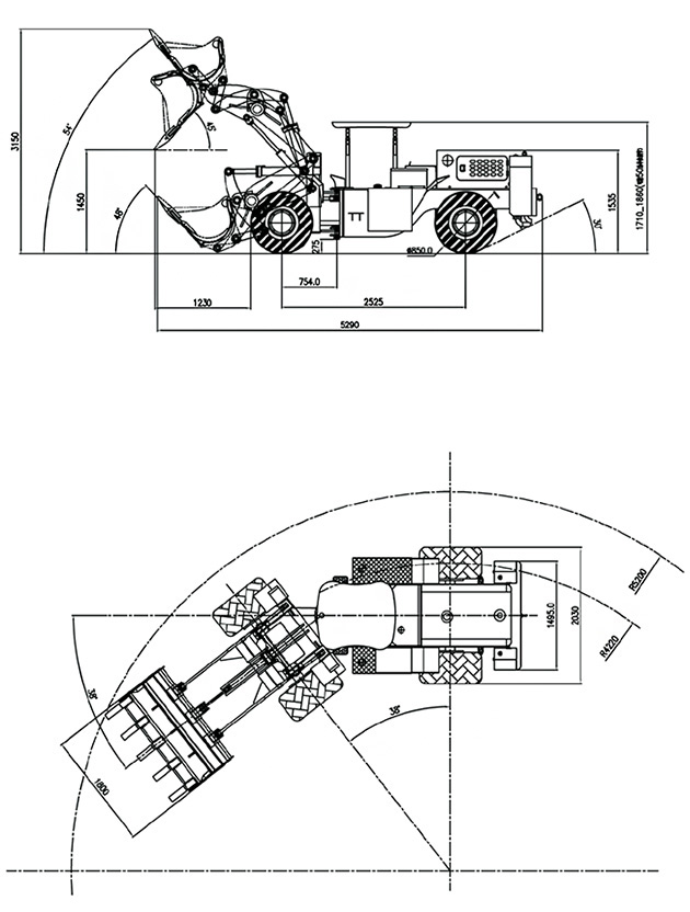 Chargeuse sur pneus type HL926