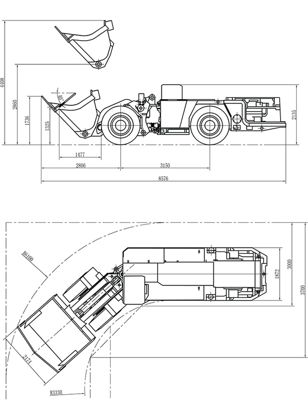 Diesel LHD Loader HLWJD3.0